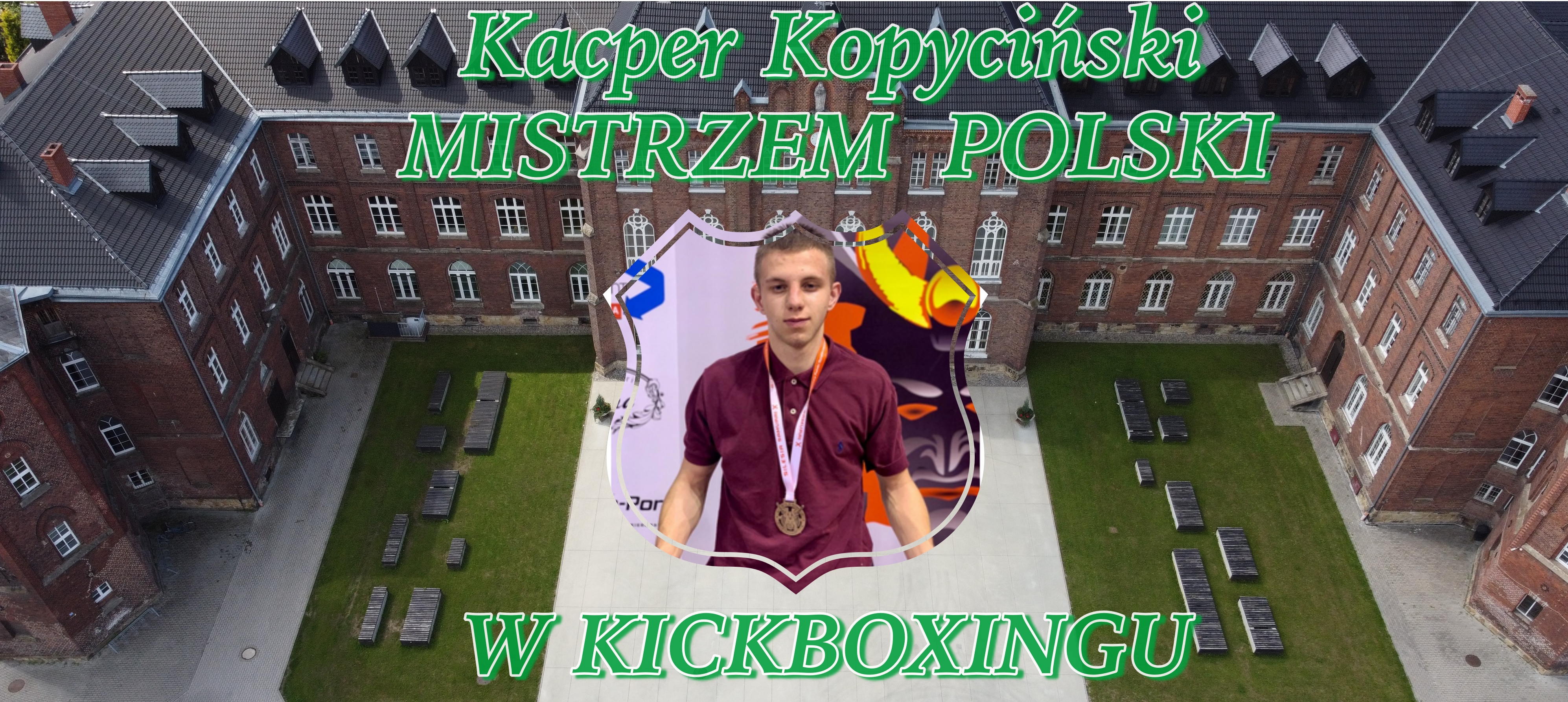  Kacper Kopyciński, uczeń 3 klasy biologiczno-chemicznej Zespołu Szkół i Placówek Oświatowych w Nysie, wywalczył tytuł mistrza Polski w kickboxingu.
