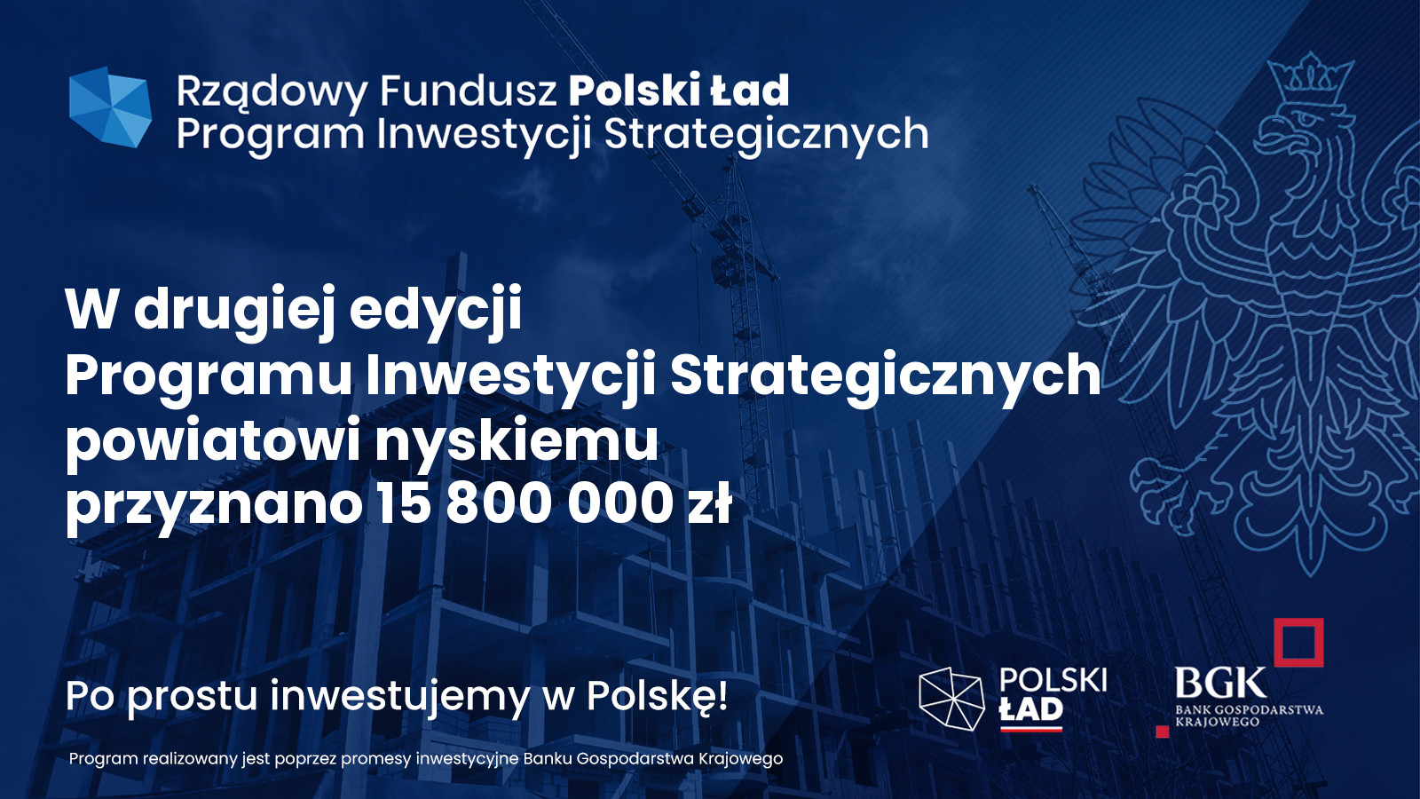 Powiat Nyski otrzymał 15 800 000 zł